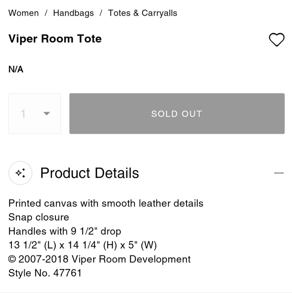 Coach x The Viper Room NWT - Picture 5 of 6